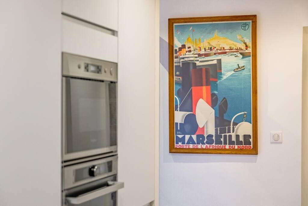 Appartement 5*, Climatise, Avec Terrasse Au Quartier Le Panier Marseilles Exterior foto